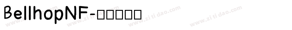 BellhopNF字体转换