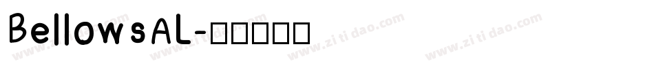 BellowsAL字体转换