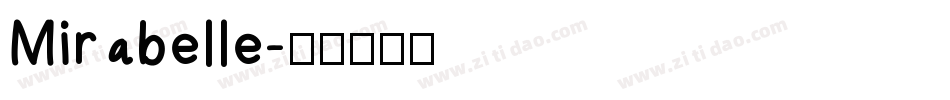 Mirabelle字体转换