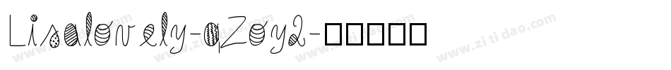 Lisalovely-qZoy2字体转换