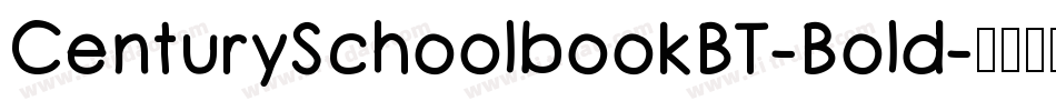 CenturySchoolbookBT-Bold字体转换