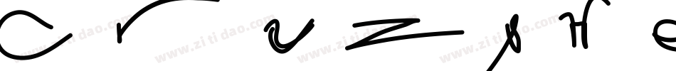 CrazyHearts-x0ZR字体转换