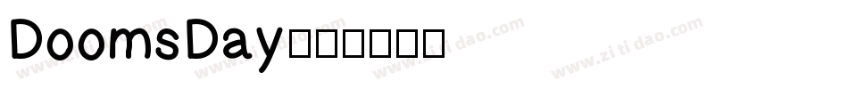 DoomsDay字体转换