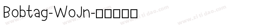 Bobtag-WoJn字体转换
