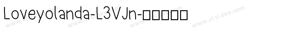 Loveyolanda-L3VJn字体转换