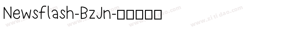 Newsflash-BzJn字体转换