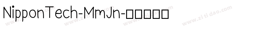 NipponTech-MmJn字体转换