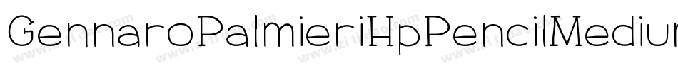 GennaroPalmieriHpPencilMedium-lE2w字体转换