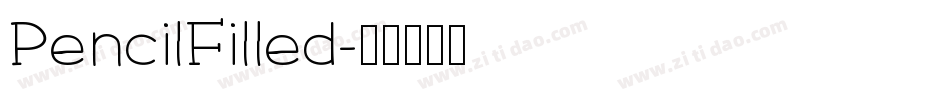 PencilFilled字体转换