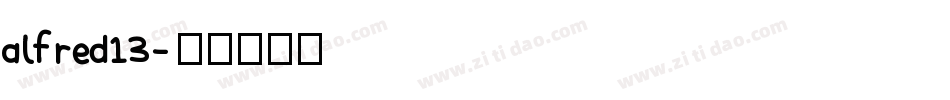 alfred13字体转换