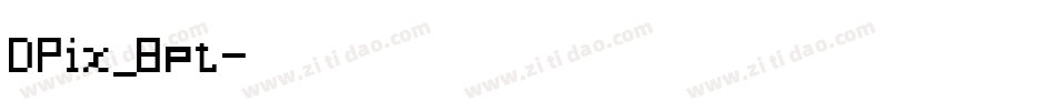 DPix_8pt字体转换
