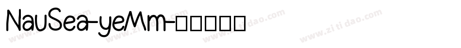 NauSea-yeMm字体转换
