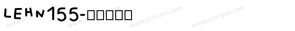 LEHN155字体转换