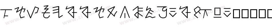 Amazdoomright-o1B0字体转换