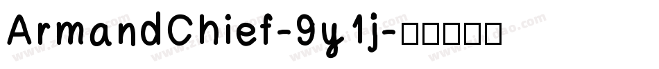 ArmandChief-9y1j字体转换