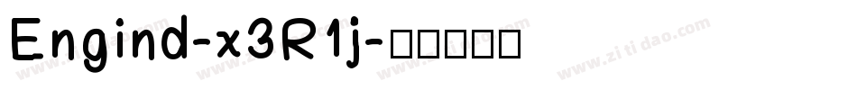 Engind-x3R1j字体转换