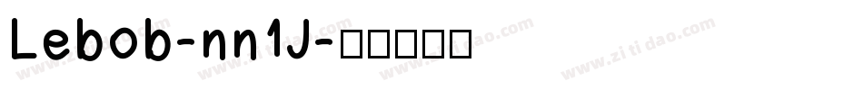 Lebob-nn1J字体转换