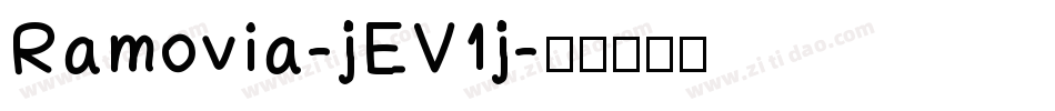 Ramovia-jEV1j字体转换