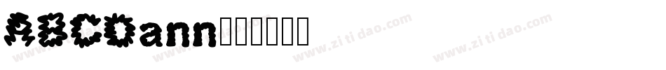 ABCDann字体转换