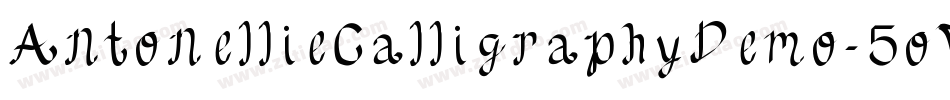 AntonellieCalligraphyDemo-5oWV字体转换