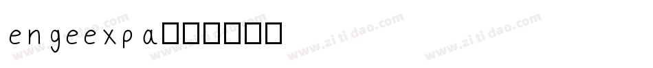 engeexpa字体转换