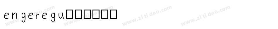 engeregu字体转换