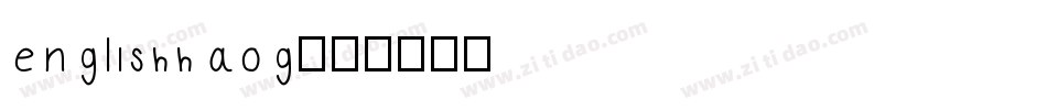 englishhaog字体转换