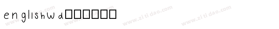 englishwd字体转换