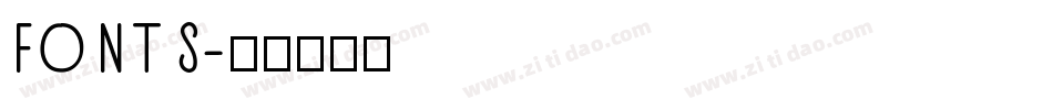 FONTS字体转换