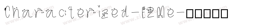 Characterized-EZMe字体转换