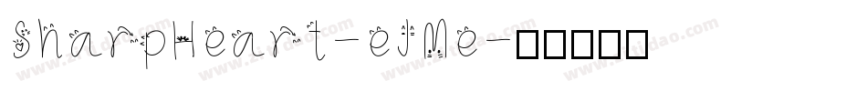 SharpHeart-eJMe字体转换