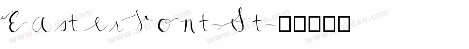 EasterFont-St字体转换