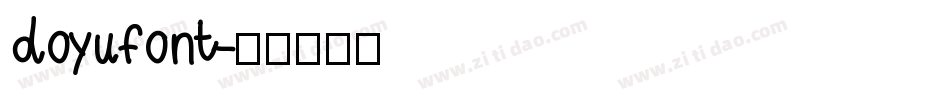 doyufont字体转换