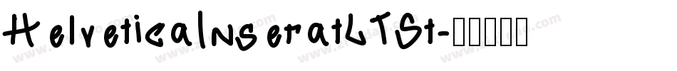 HelveticaInseratLTSt字体转换
