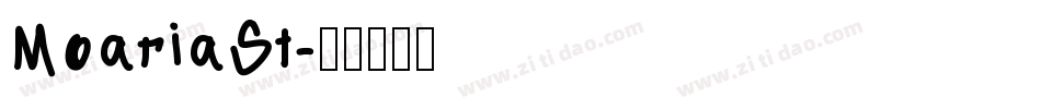 MoariaSt字体转换
