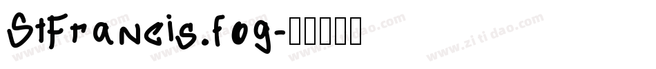 StFrancis.fog字体转换