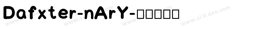 Dafxter-nArY字体转换