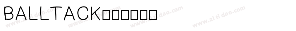 BALLTACK字体转换