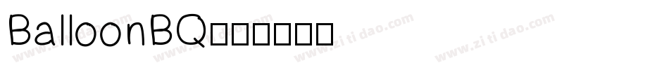 BalloonBQ字体转换
