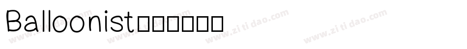 Balloonist字体转换
