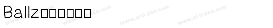 Ballz字体转换