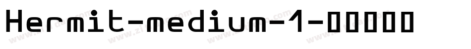 Hermit-medium-1字体转换