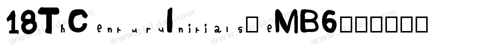 18ThCenturyInitials-eMB6字体转换