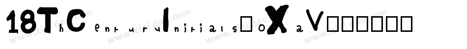 18ThCenturyInitials-oXaV字体转换