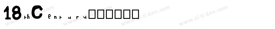 18thCentury字体转换
