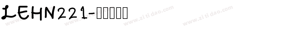 LEHN221字体转换