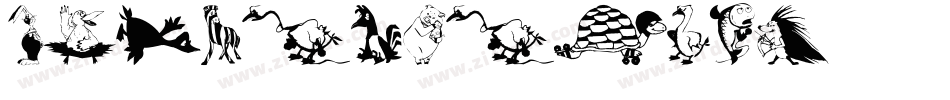 AnimalCaps-gB41字体转换