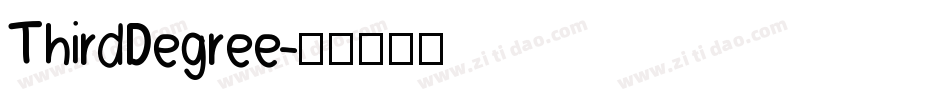 ThirdDegree字体转换