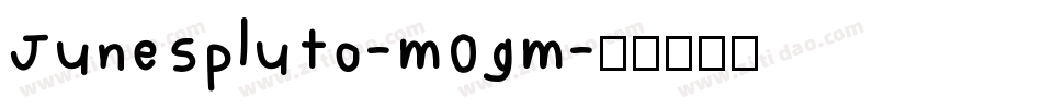 Junespluto-mOgm字体转换