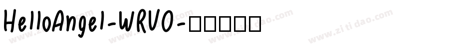 HelloAngel-WRVO字体转换